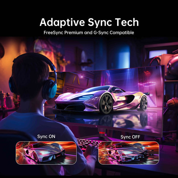 Monitor curvo para juegos KTC 34" 2K 180Hz/1ms 1500R | H34S18S